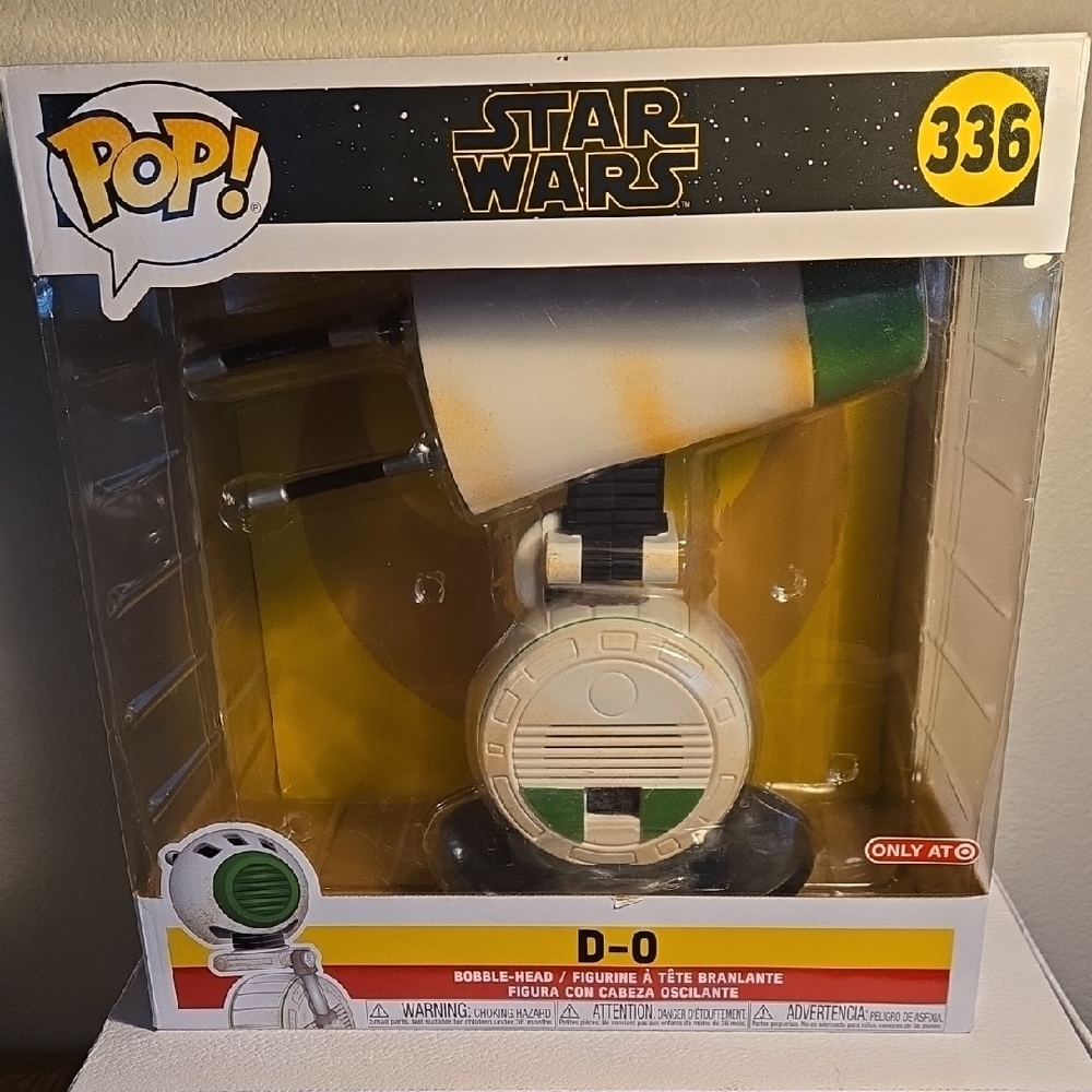 Funko Pop Large Star Wars D-O‎ with Green and White Details